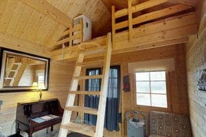 Upstairs loft of 2017 Bunkie at Bunkie Life