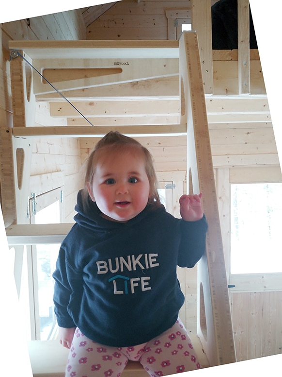 Bunkie Life Fold Flat Compact Ladder